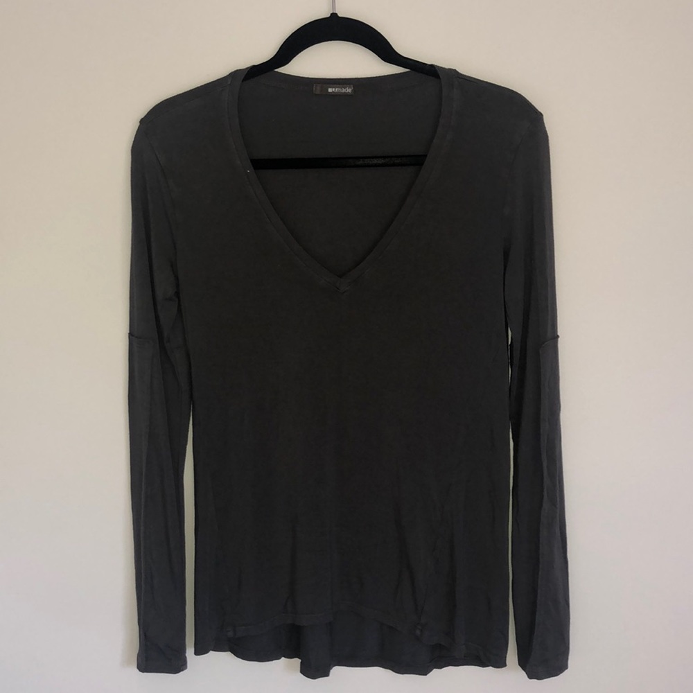 Grey long sleeve shirt